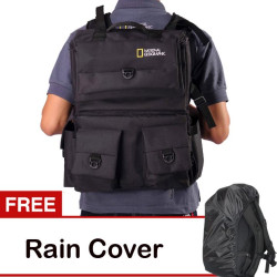 Tas Kamera DSLR Mirrorless National Geographic Gratis Raincover kode d