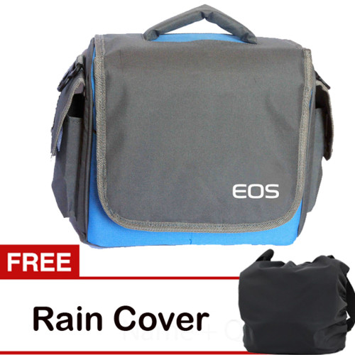 Tas Kamera DSLR Mirrorless Canon Gratis Raincover kode ut biru
