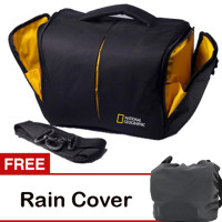 Tas Kamera DSLR Mirrorless National Geographic Gratis Raincover kode T