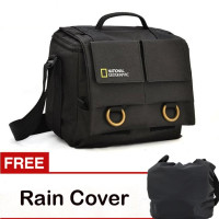 Tas Kamera DSLR Mirrorless National Geographic Gratis Raincover kode B